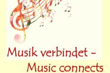 Plakat von "Musik verbindet - Music connects"