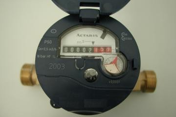 Ein Wasserzähler