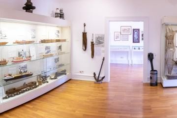 Ausstellung von Schiffsmodellen