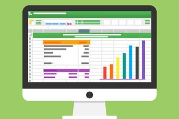 Symbolbild Monitor mit Balkendiagramm