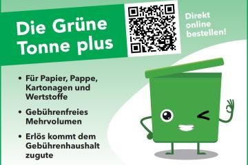 Grafik beschriebt die Grüne Tonne plus der AVR
