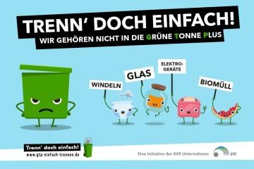 Quelle: AVR Kommunal AöR Trenn doch einfach - Mülltrennung AVR